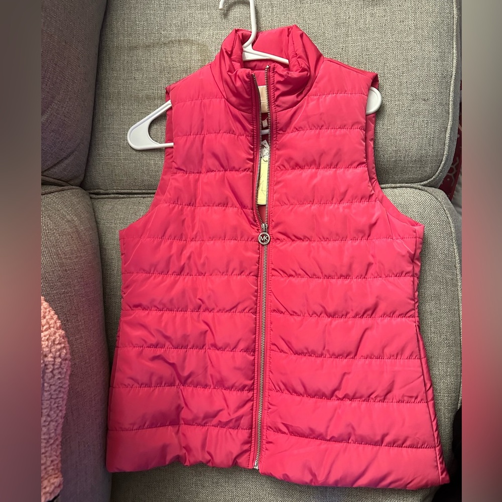 Michael Kors hot pink Barbie new with tags vest